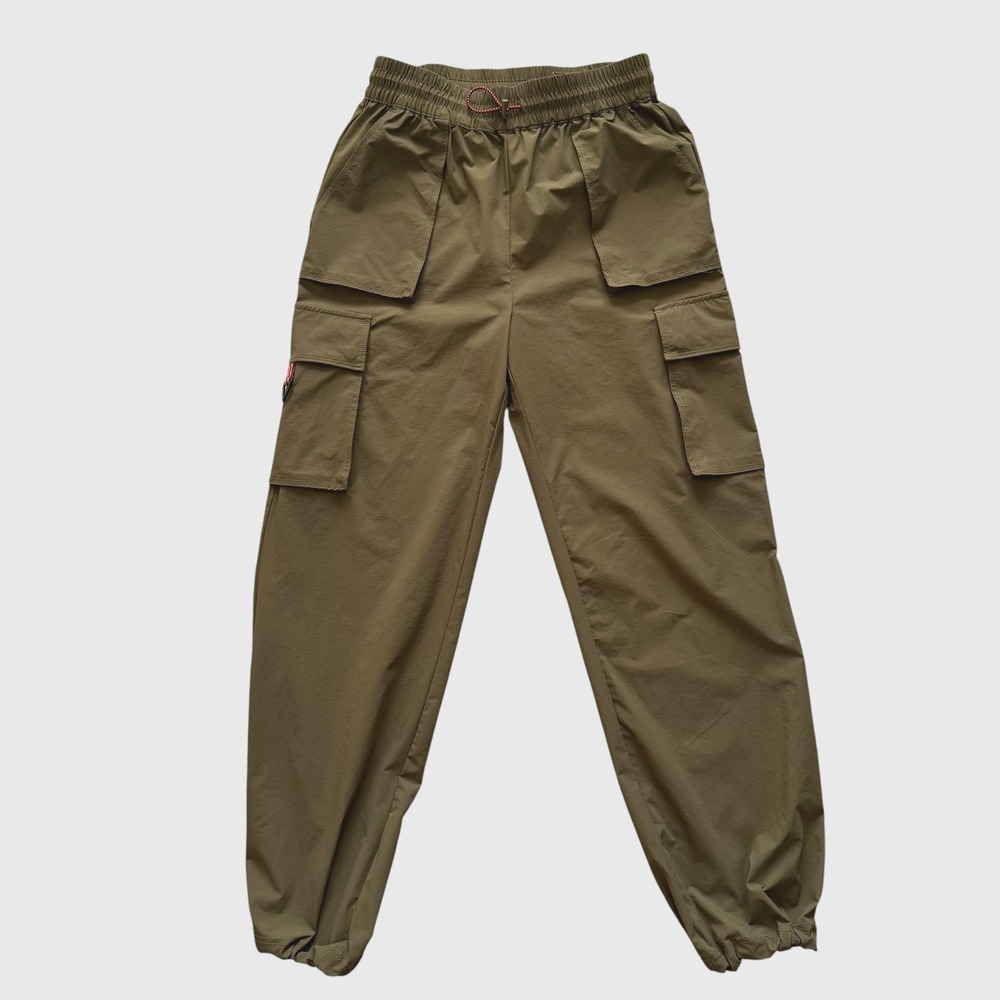 Fabletics Women Olive Green Cargo Joggers Ripstop Hiking Pants Small Gorpcore